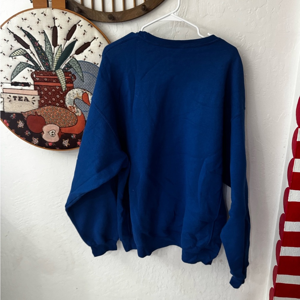 Oklahoma City University Royal Blue Pullover Crewneck Russel Sweatershirt XXL - Picture 5 of 5